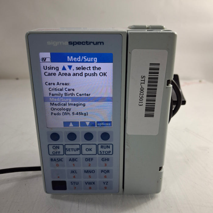 Baxter Sigma Spectrum 6.05.14 without Battery Infusion Pump