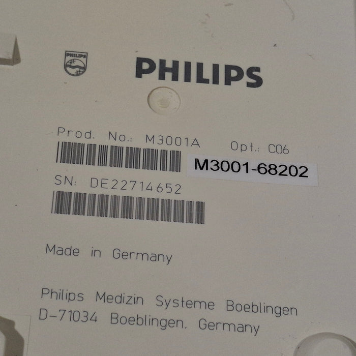 Philips M3001A-C06 Fast SpO2, NIBP, ECG, Temp, IBP MMS Module