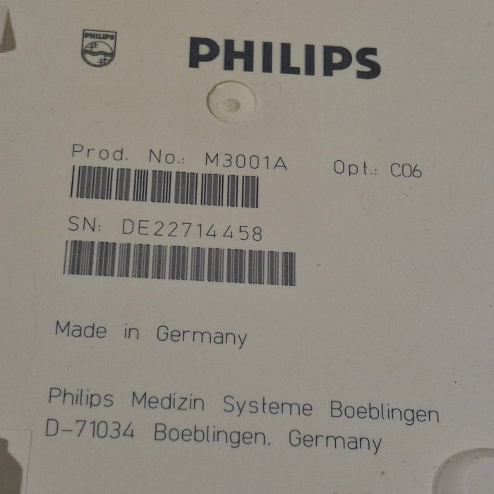 Philips M3001A-C06 Fast SpO2, NIBP, ECG, Temp, IBP MMS Module