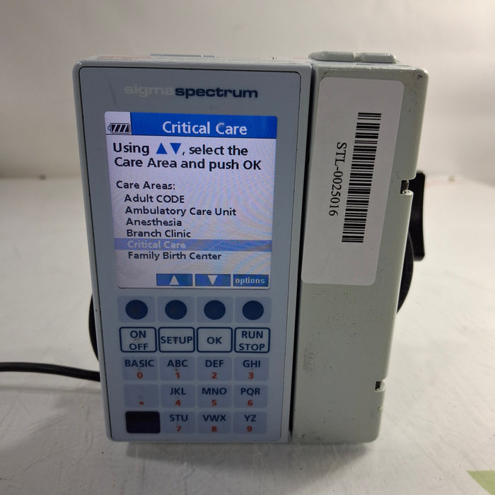 Baxter Sigma Spectrum 6.05.14 without Battery Infusion Pump