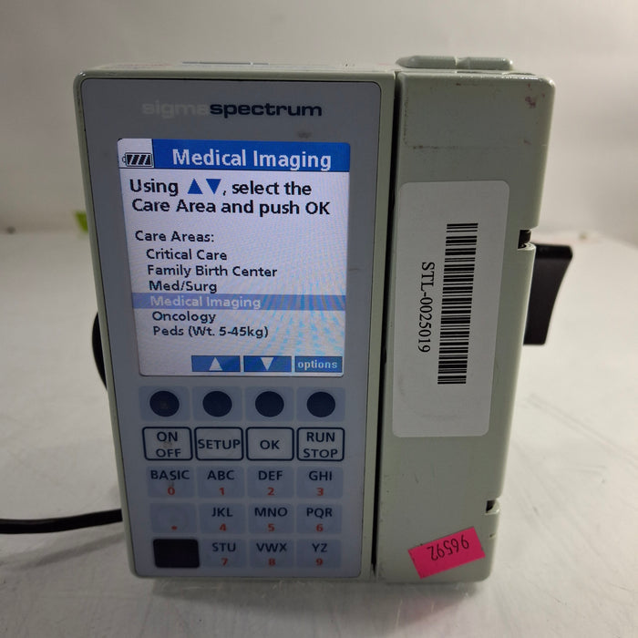 Baxter Sigma Spectrum 6.05.14 without Battery Infusion Pump