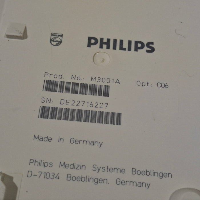 Philips M3001A-C06 Fast SpO2, NIBP, ECG, Temp, IBP MMS Module