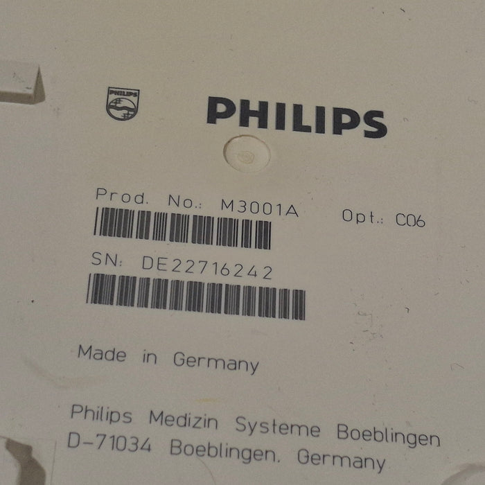 Philips M3001A-C06 Fast SpO2, NIBP, ECG, Temp, IBP MMS Module