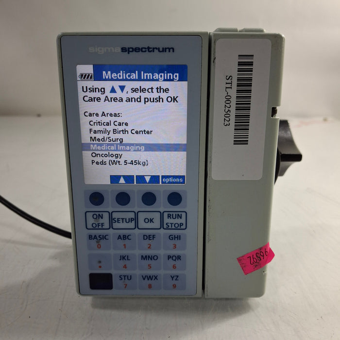 Baxter Sigma Spectrum 6.05.14 without Battery Infusion Pump