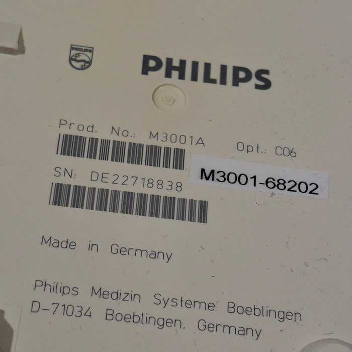 Philips M3001A-C06 Fast SpO2, NIBP, ECG, Temp, IBP MMS Module