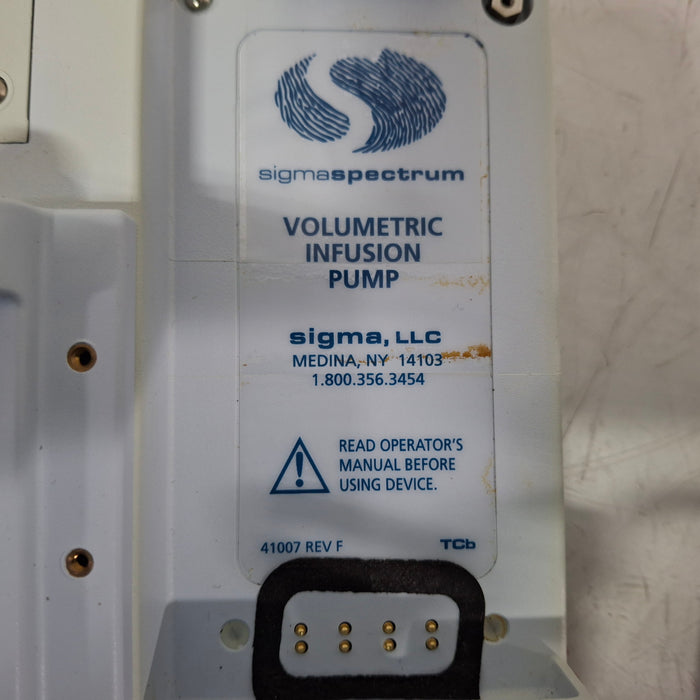 Baxter Sigma Spectrum 6.05.14 with A/B/G/N Battery Infusion Pump