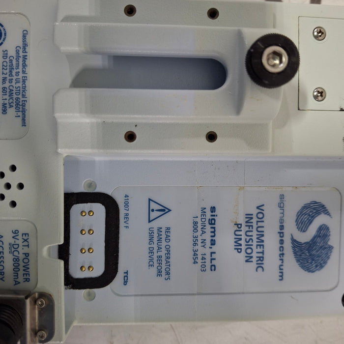 Baxter Sigma Spectrum 6.05.14 with A/B/G/N Battery Infusion Pump