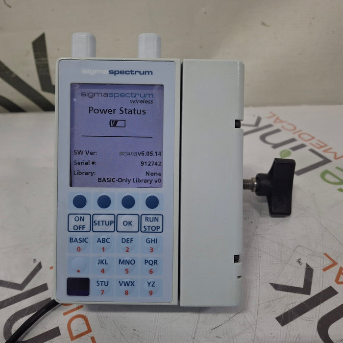 Baxter Sigma Spectrum 6.05.14 with A/B/G/N Battery Infusion Pump