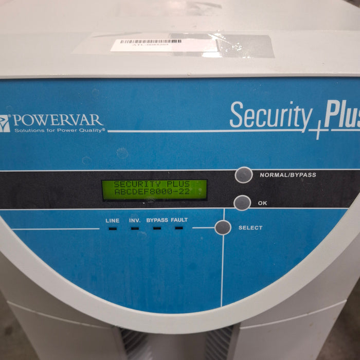 Powervar Security Plus Power Conditioner