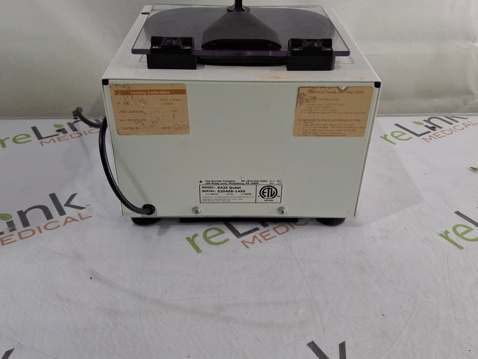 Drucker Diagnostics Horizon Quest Centrifuge