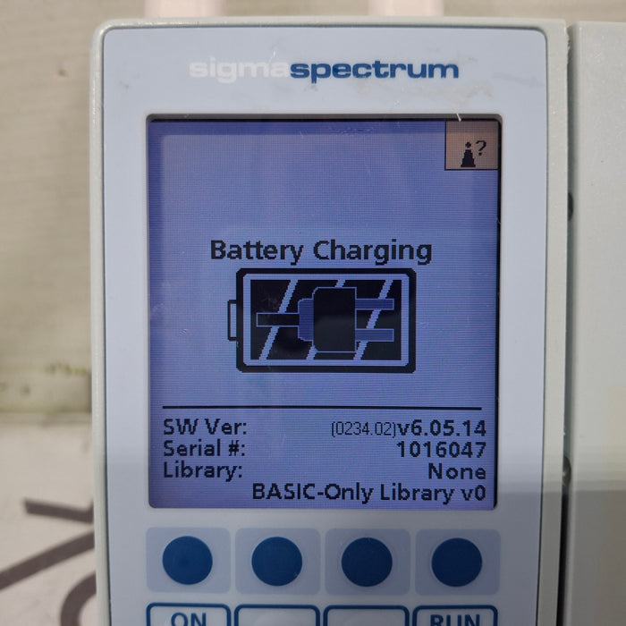 Baxter Sigma Spectrum 6.05.14 with A/B/G/N Battery Infusion Pump