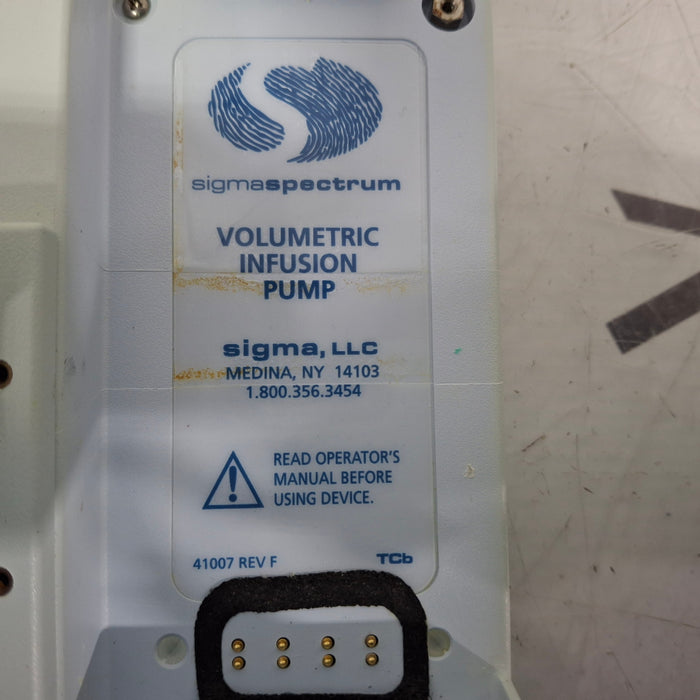 Baxter Sigma Spectrum 6.05.14 with B/G Battery Infusion Pump