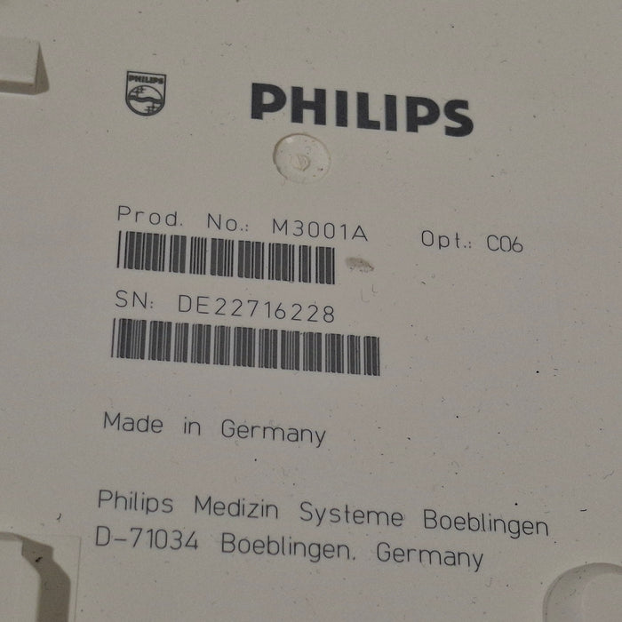 Philips M3001A-C06 Fast SpO2, NIBP, ECG, Temp, IBP MMS Module