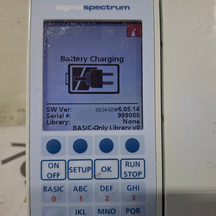 Baxter Sigma Spectrum 6.05.14 with B/G Battery Infusion Pump