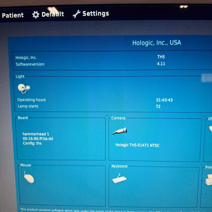 Hologic, Inc. THS-01474 Telepack Endoscopy System