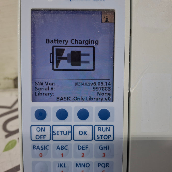 Baxter Sigma Spectrum 6.05.14 with B/G Battery Infusion Pump