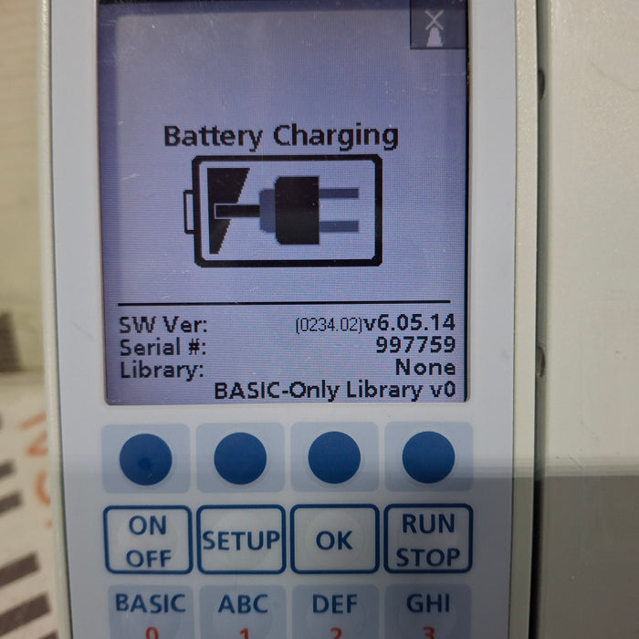 Baxter Sigma Spectrum 6.05.14 with A/B/G/N Battery Infusion Pump