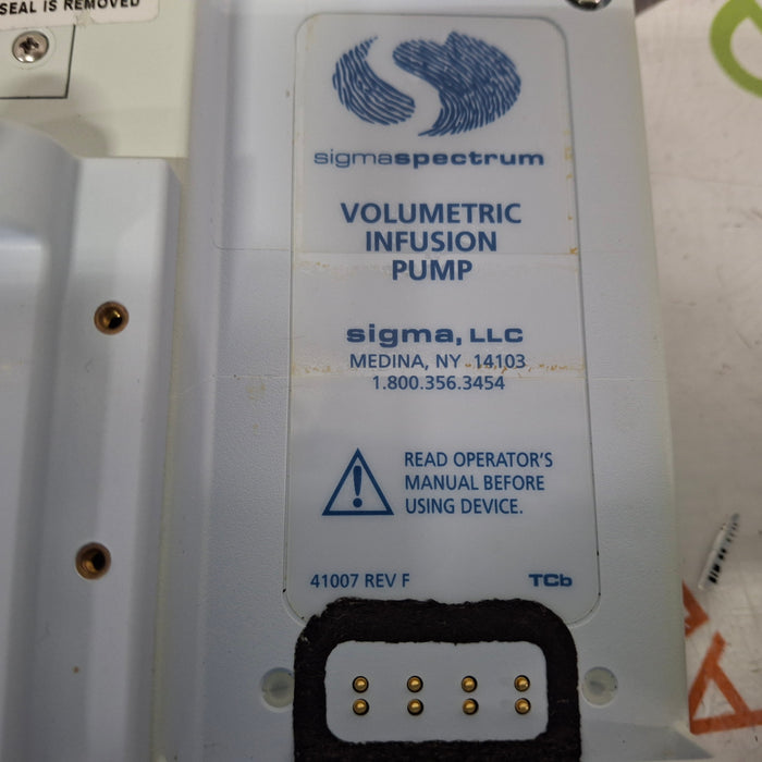 Baxter Sigma Spectrum 6.05.14 with A/B/G/N Battery Infusion Pump