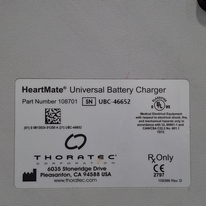 Thoratec Mobile Power Unit Heartmate Charger