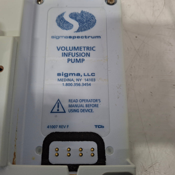 Baxter Sigma Spectrum 6.05.14 with B/G Battery Infusion Pump