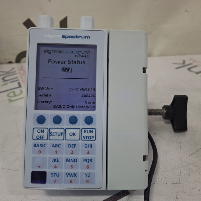 Baxter Sigma Spectrum 6.05.14 with A/B/G/N Battery Infusion Pump