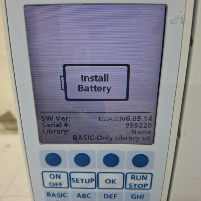 Baxter Sigma Spectrum 6.05.14 with A/B/G/N Battery Infusion Pump