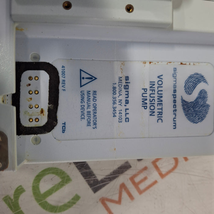 Baxter Sigma Spectrum 6.05.14 with A/B/G/N Battery Infusion Pump