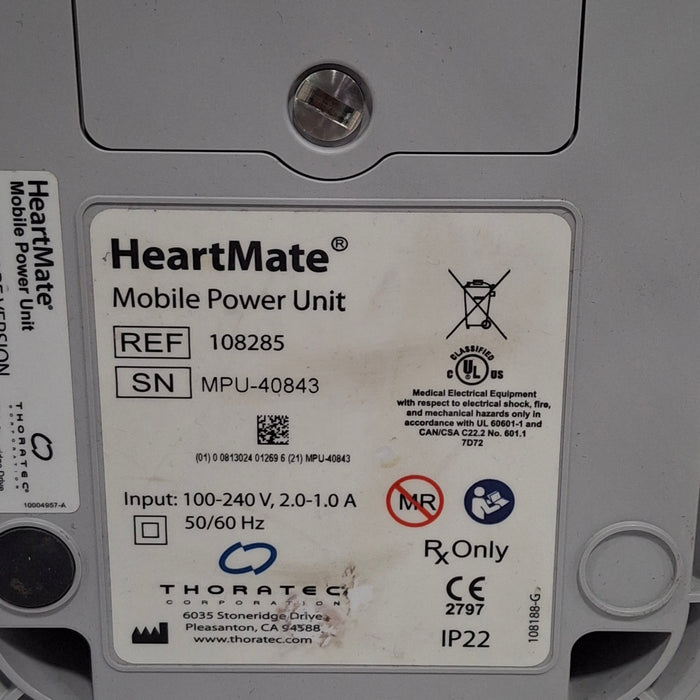 Thoratec Mobile Power Unit Heartmate Charger