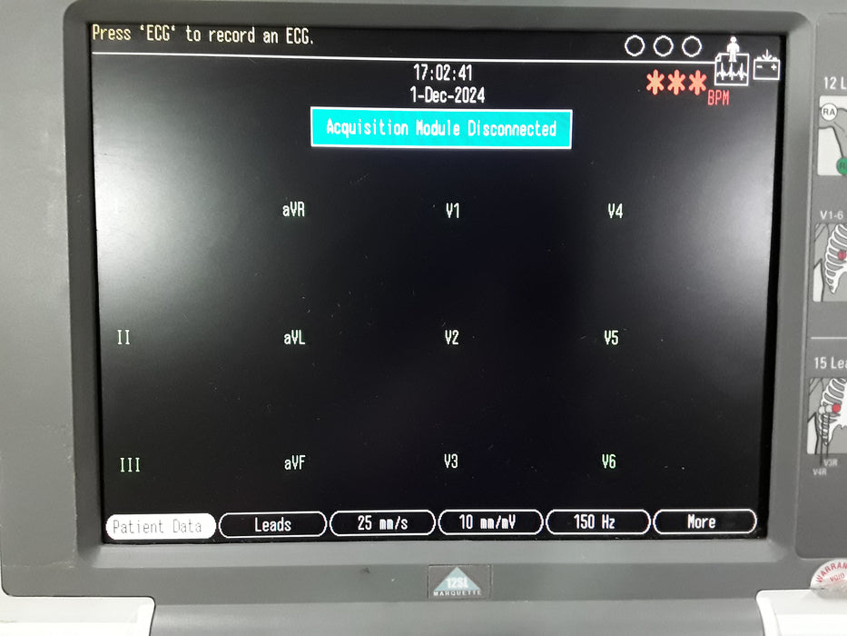 GE Healthcare MAC 5500 HD ECG without CAM Module