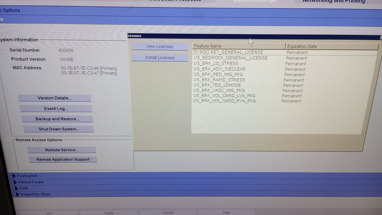 Siemens Siemens Acuson SC2000 Ultrasound Ultrasound reLink Medical