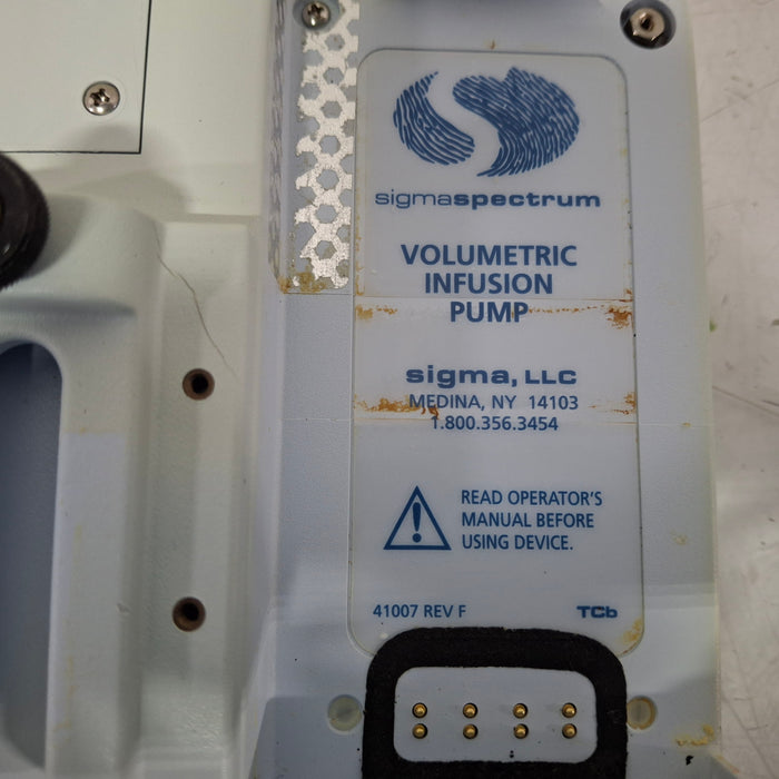 Baxter Sigma Spectrum 6.05.14 with B/G Battery Infusion Pump