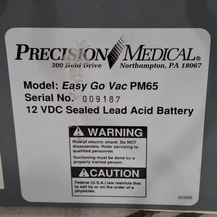 Precision Medical Precision Medical Easy Go Vac PM65 Aspirator Surgical Equipment reLink Medical