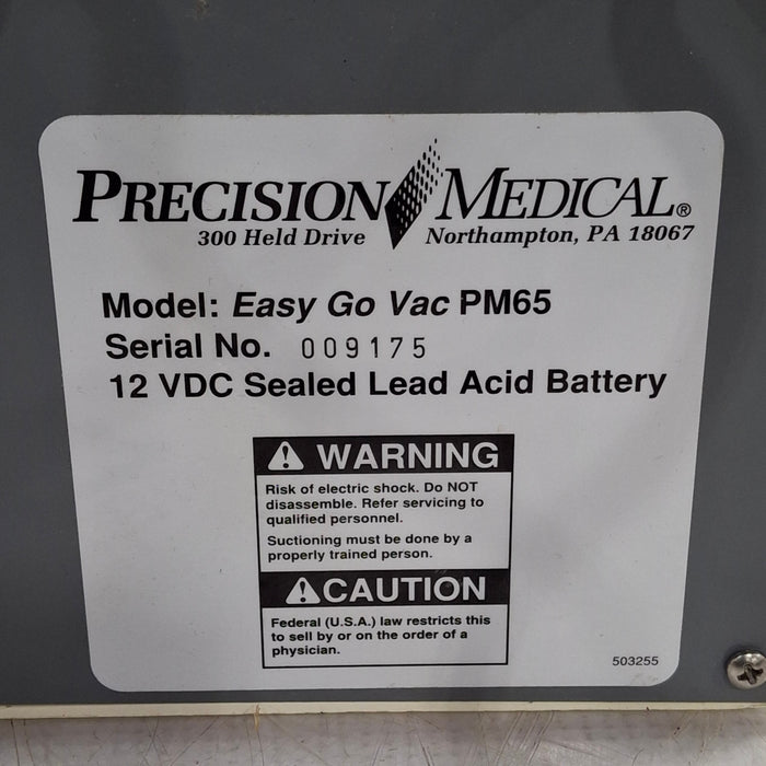 Precision Medical Precision Medical Easy Go Vac PM65 Aspirator Surgical Equipment reLink Medical