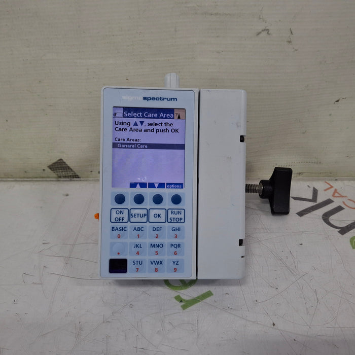 Baxter Sigma Spectrum 6.05.14 with B/G Battery Infusion Pump