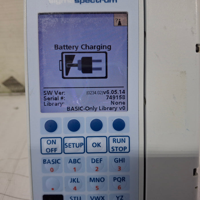 Baxter Sigma Spectrum 6.05.14 with B/G Battery Infusion Pump