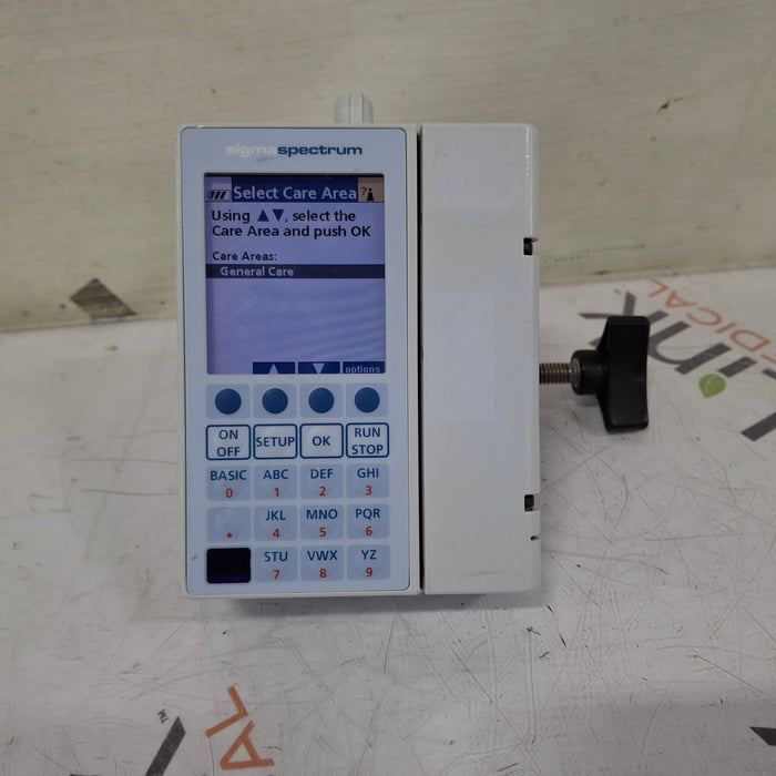 Baxter Sigma Spectrum 6.05.14 with B/G Battery Infusion Pump