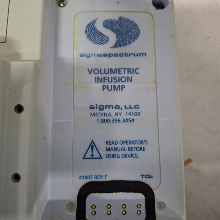 Baxter Sigma Spectrum 6.05.14 with B/G Battery Infusion Pump