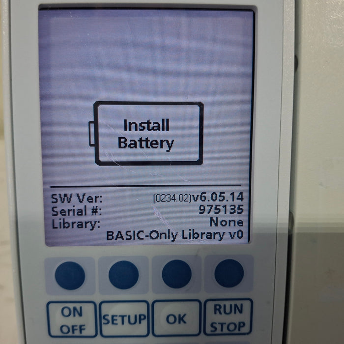 Baxter Sigma Spectrum 6.05.14 with B/G Battery Infusion Pump