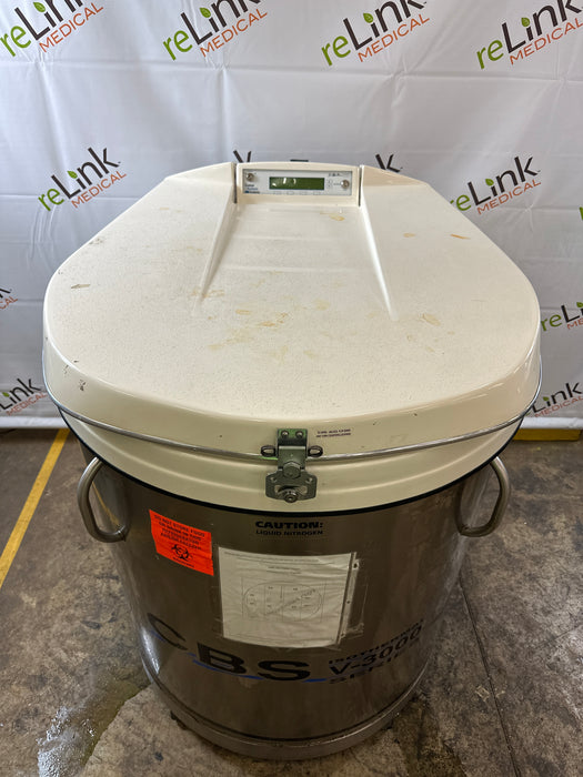 Custom BioGenic Systems Custom BioGenic Systems V-3000 Series Liquid Nitrogen Tank Research Lab reLink Medical