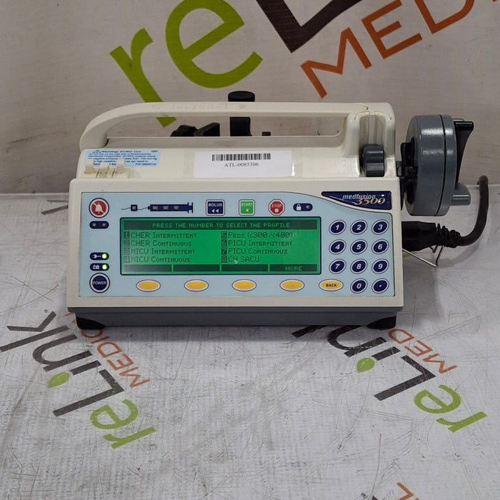 Smiths Medical Medfusion 3500 Syringe Infusion Pump