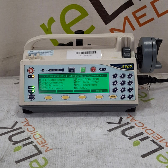 Smiths Medical Medfusion 3500 Syringe Infusion Pump