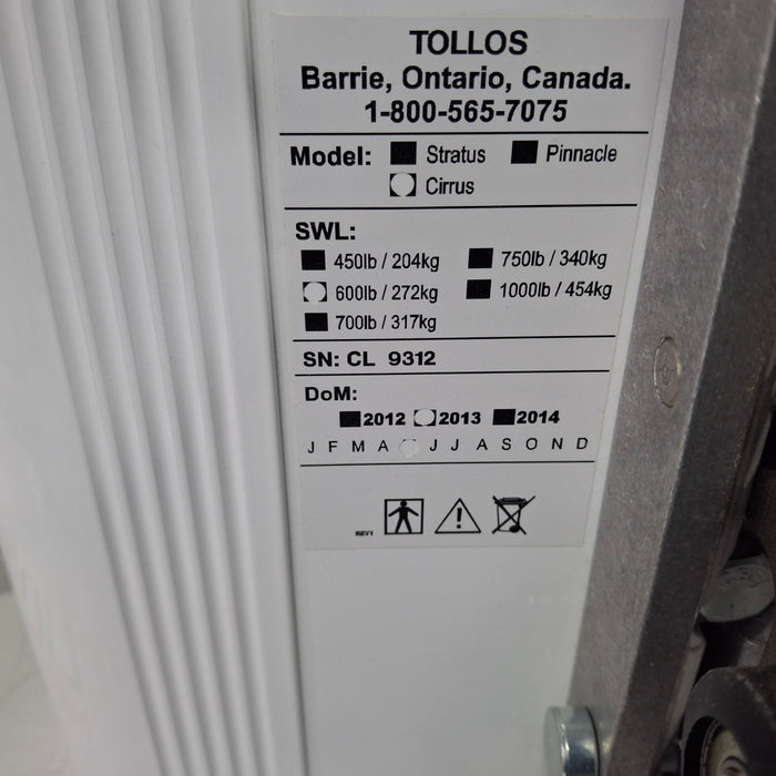 Tollos Cirrus 600 Ceiling Lift