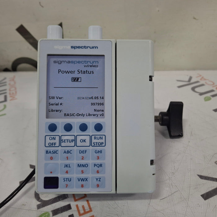 Baxter Sigma Spectrum 6.05.14 with A/B/G/N Battery Infusion Pump