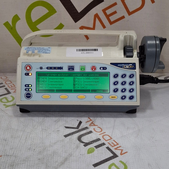 Smiths Medical Medfusion 3500 Syringe Infusion Pump