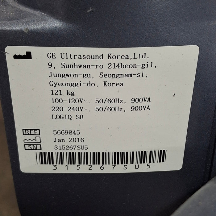 GE Healthcare GE Healthcare Logiq S8 Ultrasound Ultrasound reLink Medical