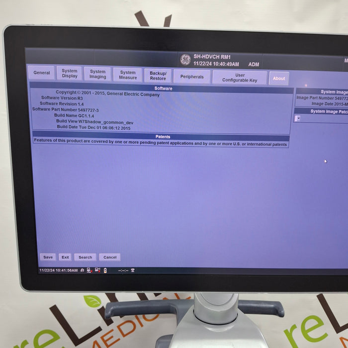 GE Healthcare GE Healthcare Logiq S8 Ultrasound Ultrasound reLink Medical