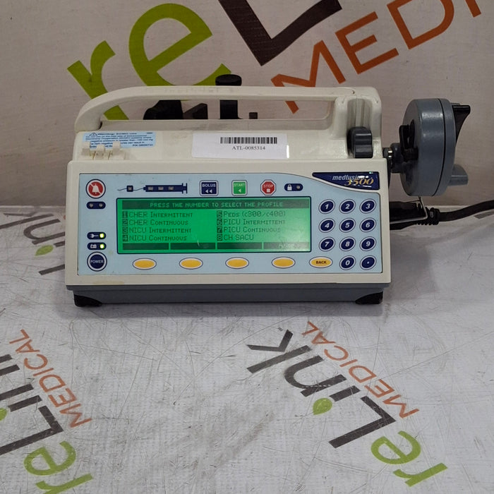 Smiths Medical Medfusion 3500 Syringe Infusion Pump