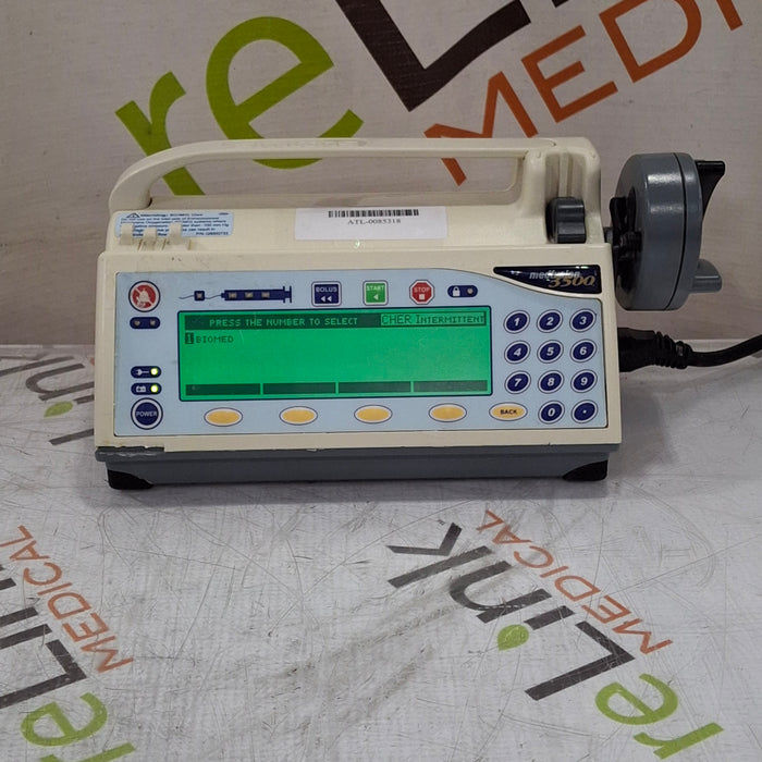 Smiths Medical Medfusion 3500 Syringe Infusion Pump