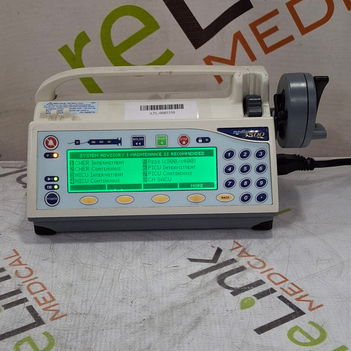 Smiths Medical Medfusion 3500 Syringe Infusion Pump