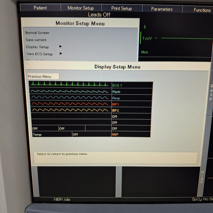 Datascope Spectrum Patient Monitor